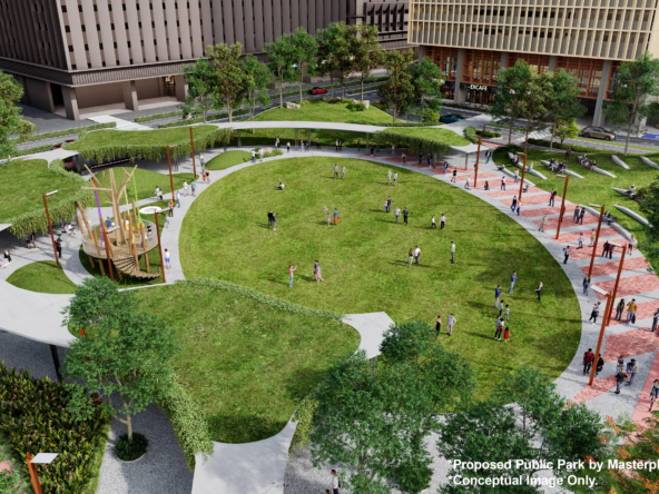 8. proposed park by master development